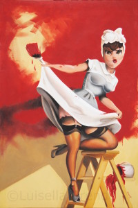 Luisella Brenda Painter Pin up