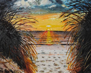 Francesco Borrelli Tramonto sulla spiaggia